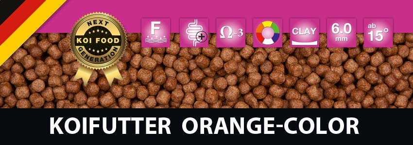 Banner Wagner Koifutter Orange Color