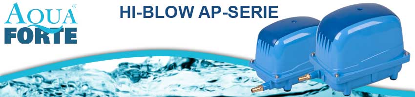 AquaForte AP-150 Luftpumpe Sauerstoff Luft Pumpe 150 L/min Teich Belüfter HIBLOW 